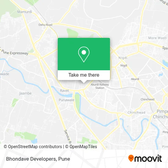 Bhondave Developers map