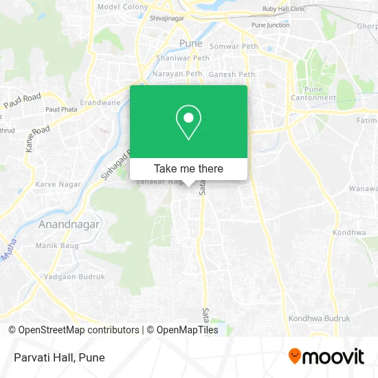 Parvati Hall map