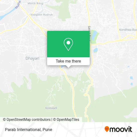 Parab International map