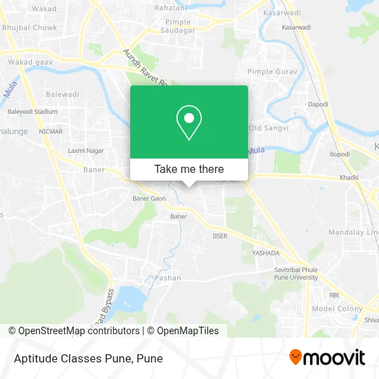 Aptitude Classes Pune map