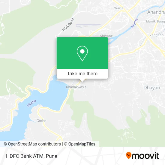 HDFC Bank Atm map