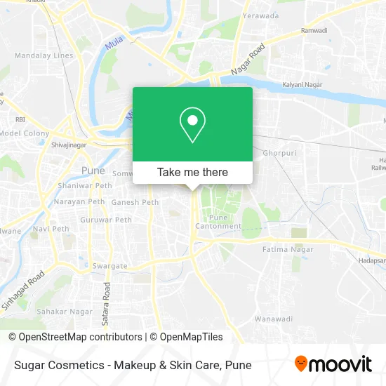 Sugar Cosmetics - Makeup & Skin Care map