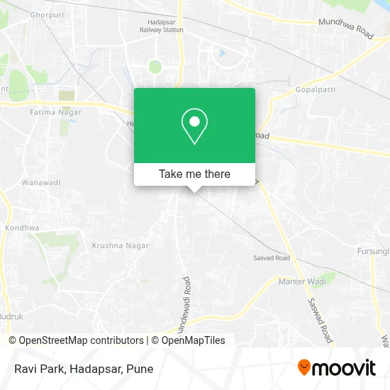 Ravi Park, Hadapsar map