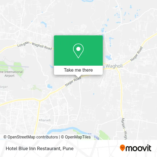 Hotel Blue Inn Restaurant map