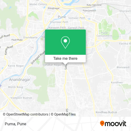 Puma map