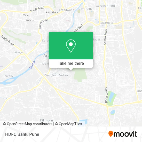 HDFC Bank map