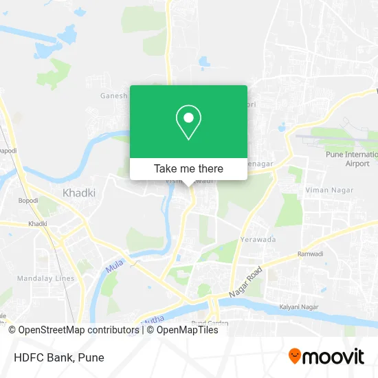 HDFC Bank map