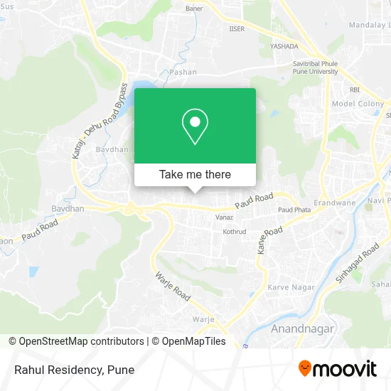 Rahul Residency map