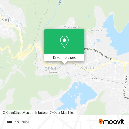 Lalit Inn map
