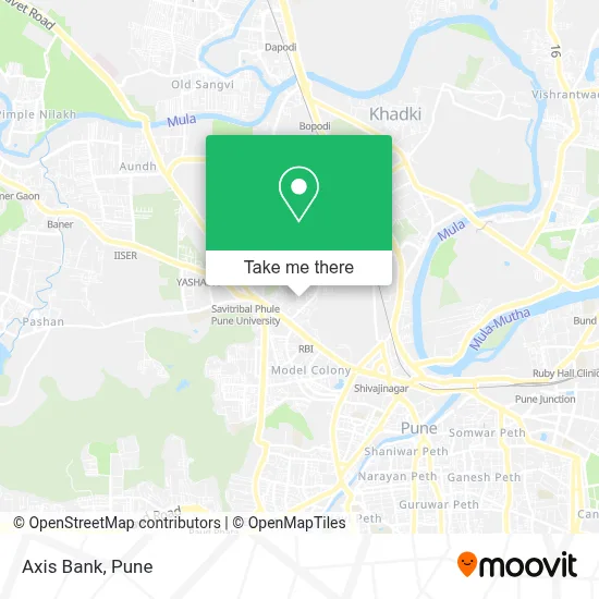 Axis Bank map