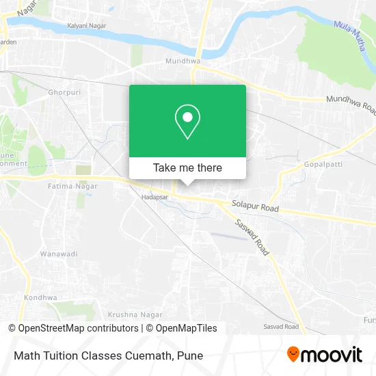 Math Tuition Classes Cuemath map