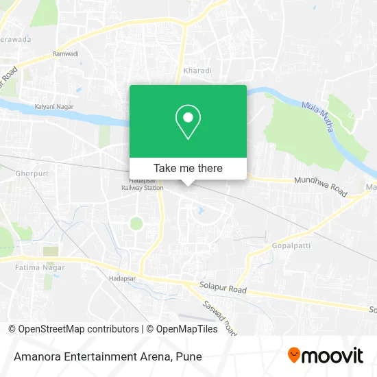 Amanora Entertainment Arena map