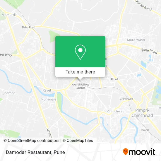 Damodar Restaurant map