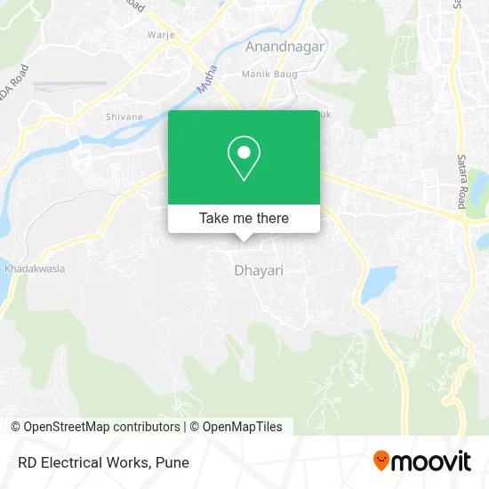 RD Electrical Works map