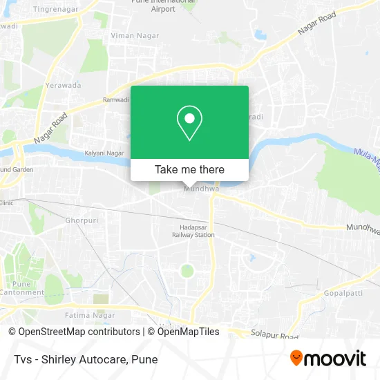 Tvs - Shirley Autocare map