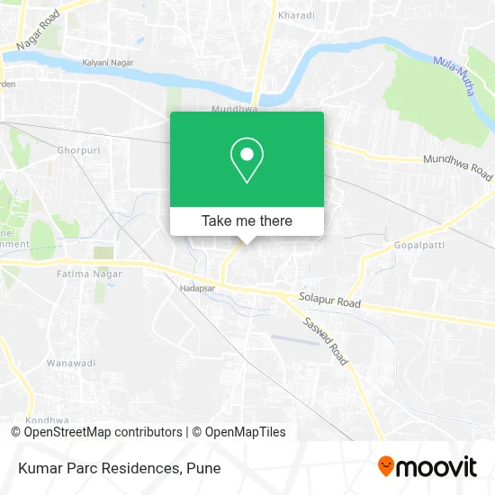 Kumar Parc Residences map