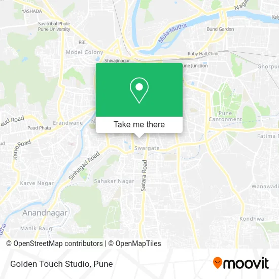 Golden Touch Studio map