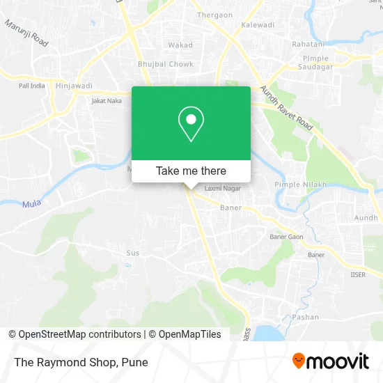 The Raymond Shop map