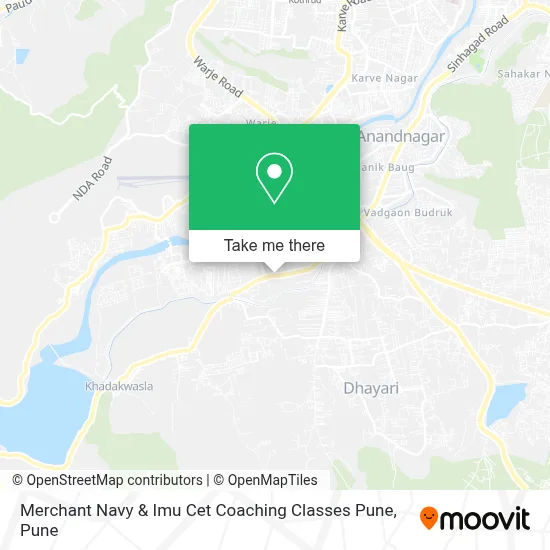 Merchant Navy & Imu Cet Coaching Classes Pune map