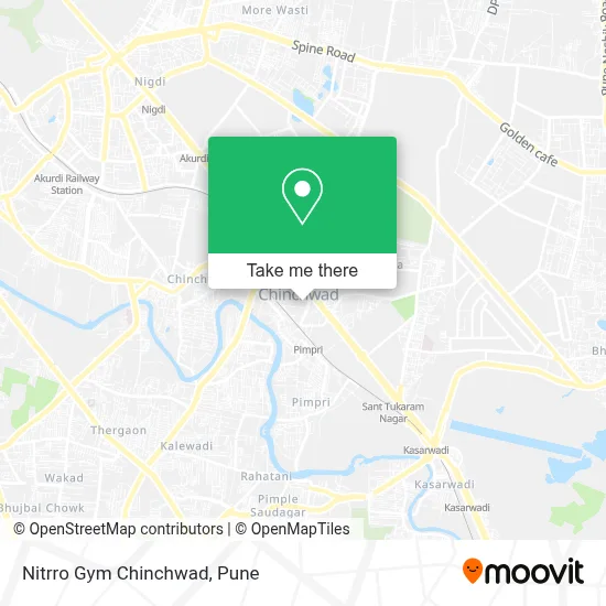 Nitrro Gym Chinchwad map