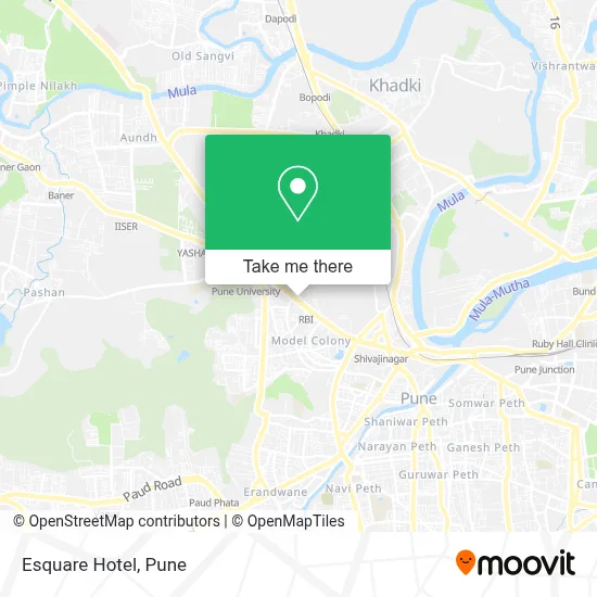 Esquare Hotel map