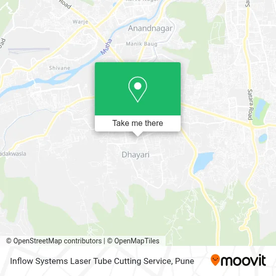 Inflow Systems Laser Tube Cutting Service map