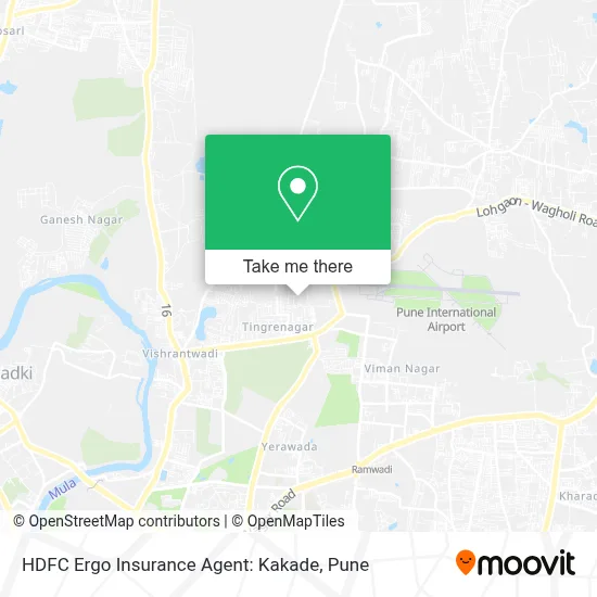 HDFC Ergo Insurance Agent: Kakade map