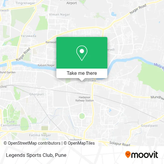 Legends Sports Club map