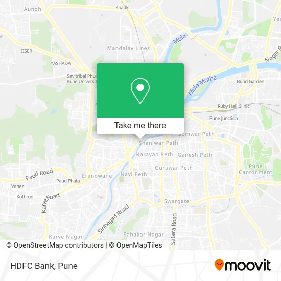 HDFC Bank map