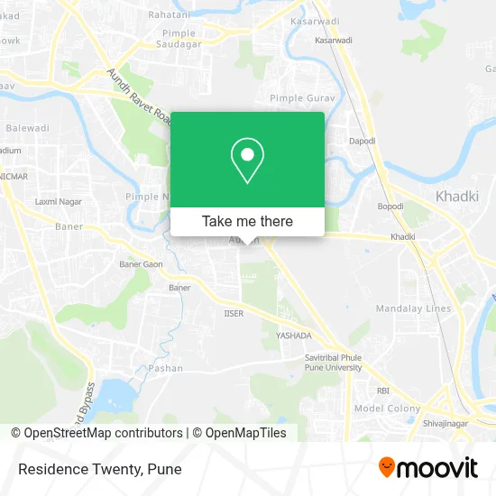 Residence Twenty map