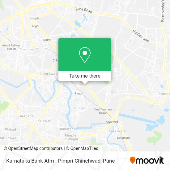 Karnataka Bank Atm - Pimpri-Chinchwad map