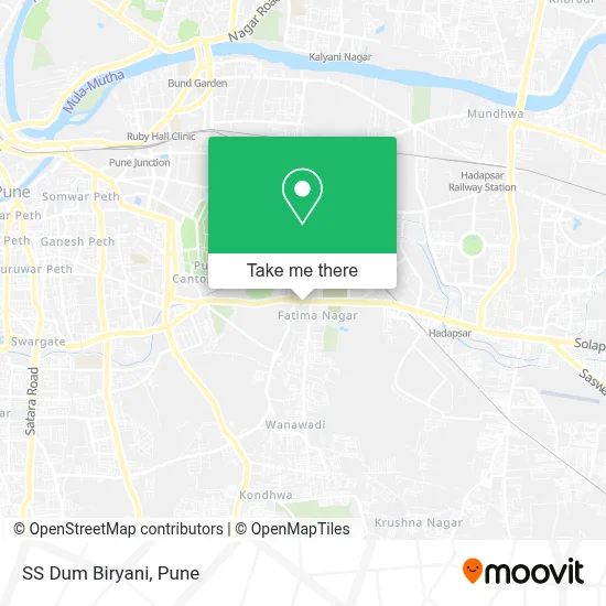 SS Dum Biryani map