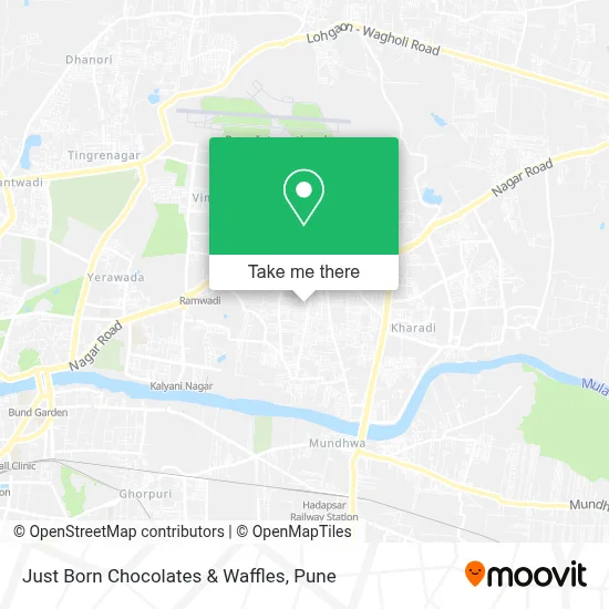 Just Born Chocolates & Waffles map