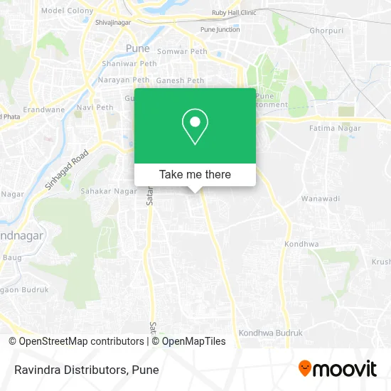 Ravindra Distributors map