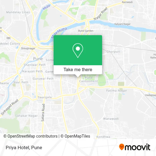 Priya Hotel map