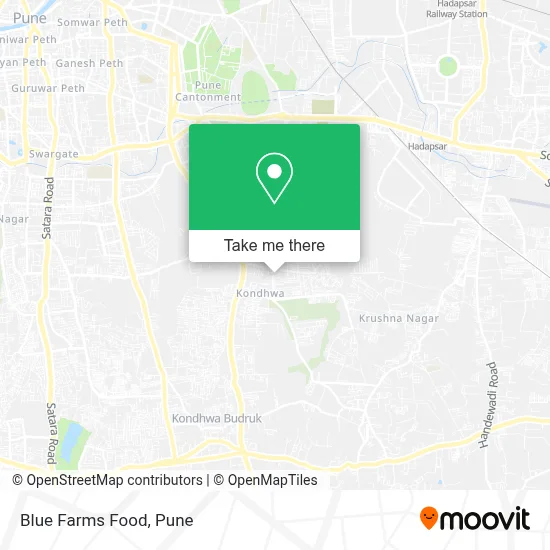Blue Farms Food map
