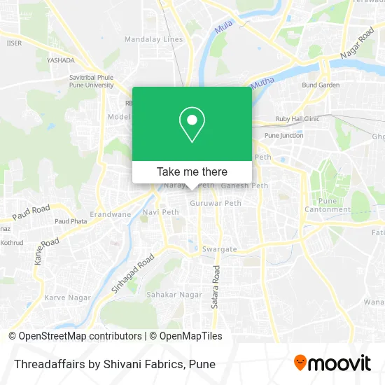 Threadaffairs by Shivani Fabrics map