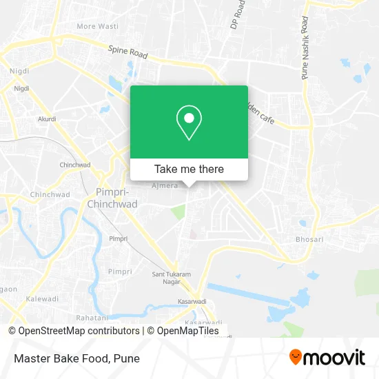 Master Bake Food map