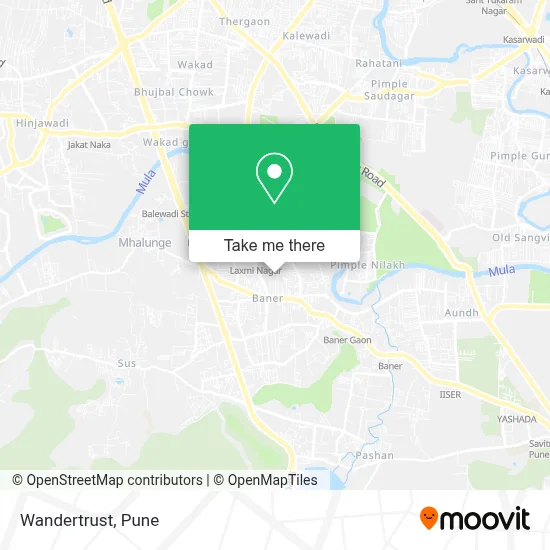 Wandertrust map