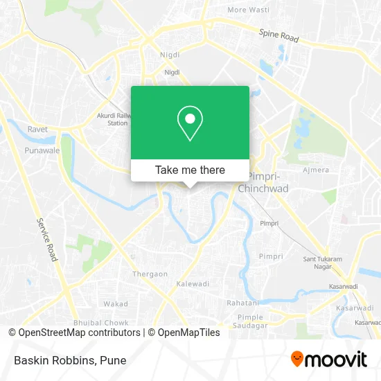 Baskin Robbins map