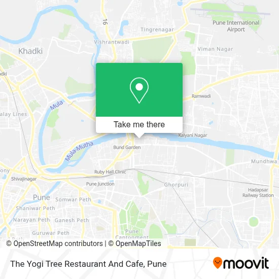 The Yogi Tree Restaurant And Cafe map