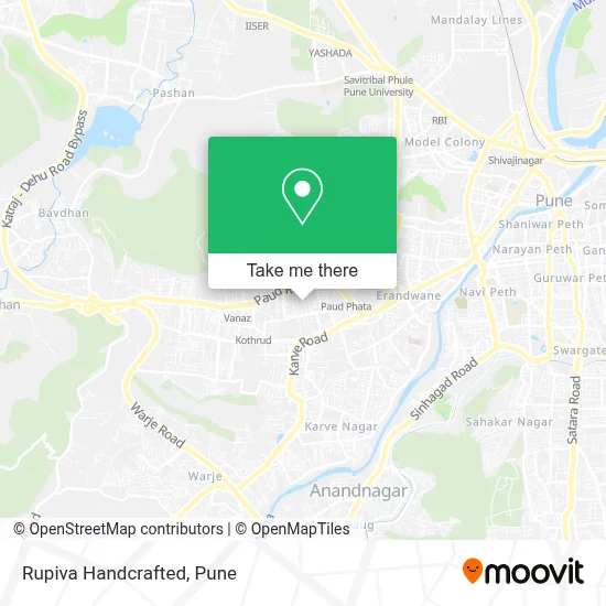 Rupiva Handcrafted map