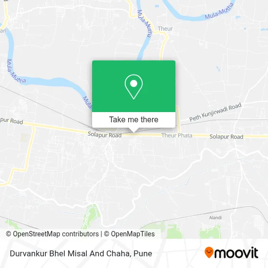Durvankur Bhel Misal And Chaha map