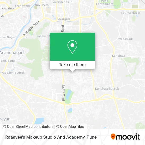 Raaavee's Makeup Studio And Academy map
