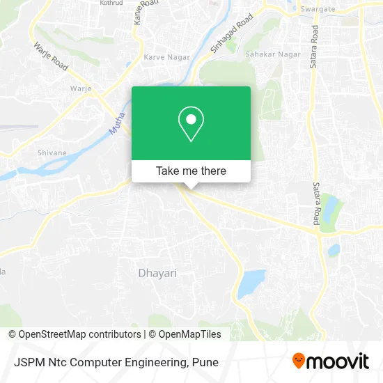 JSPM Ntc Computer Engineering map