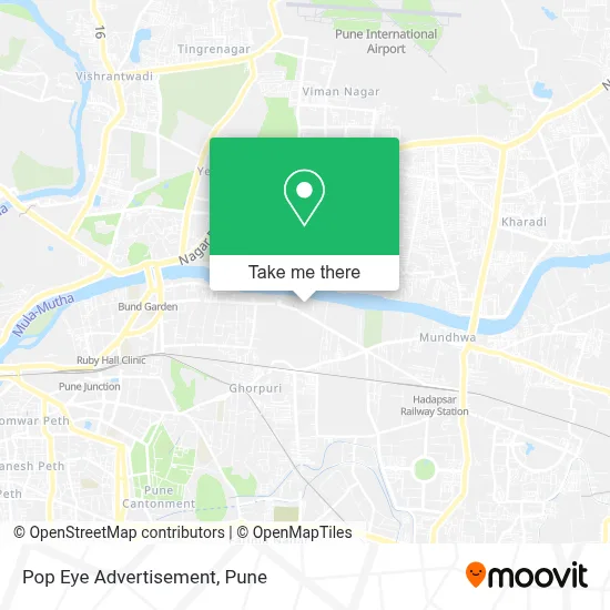 Pop Eye Advertisement map