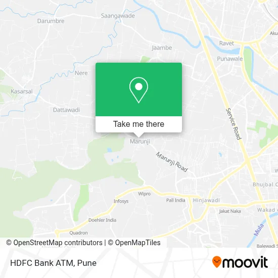 HDFC Bank Atm map