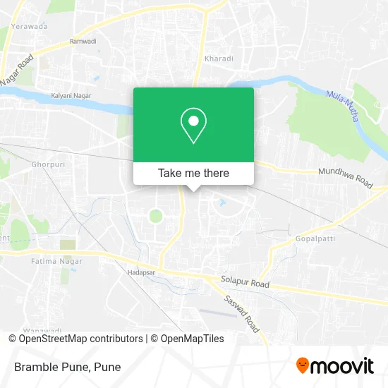 Bramble Pune map