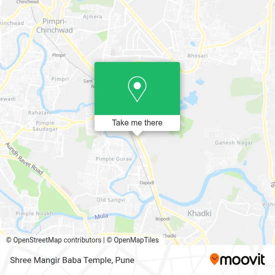 Shree Mangir Baba Temple map