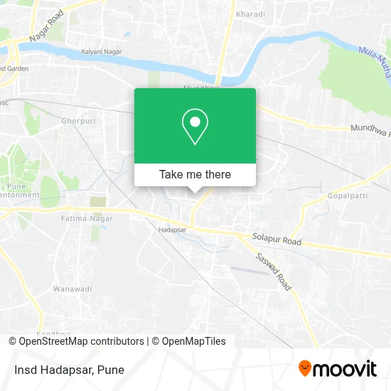 Insd Hadapsar map